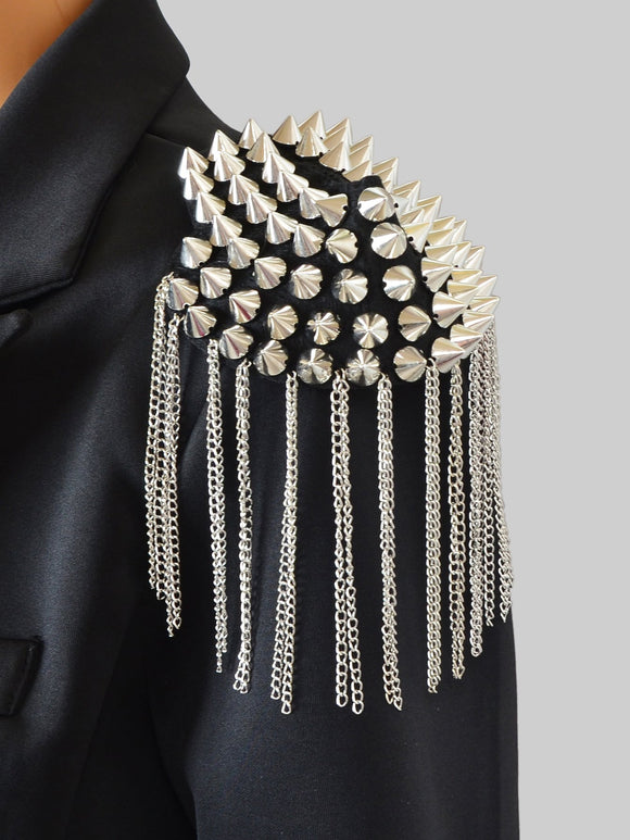 Silver Shoulder Broach