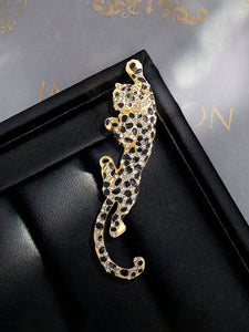 Crawling Bling Tiger Broach