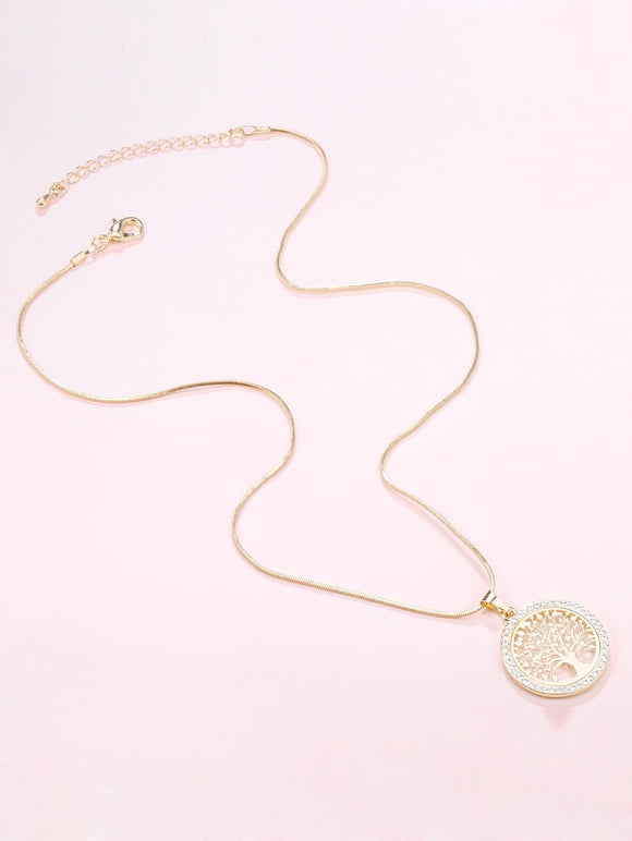 Gold Tree of Life Necklace (Gold)