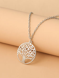 Silver Tree of Life- small Necklace (Silver)