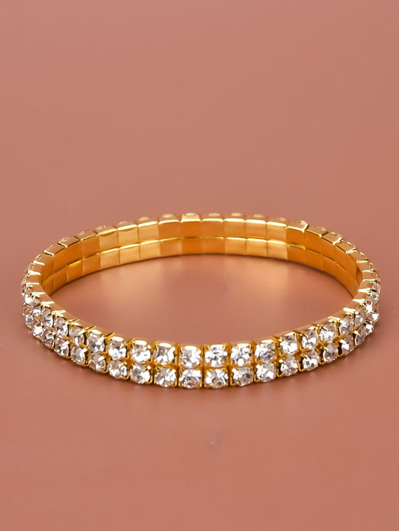 Gold bling bracelet (thin)