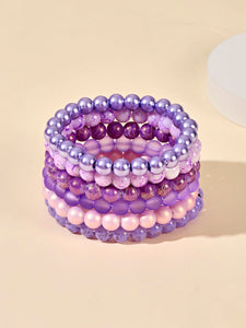 Purple and pink stack