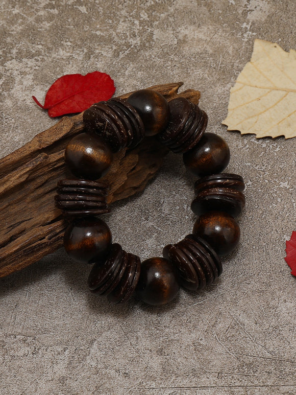 Brown Wooden Bracelet